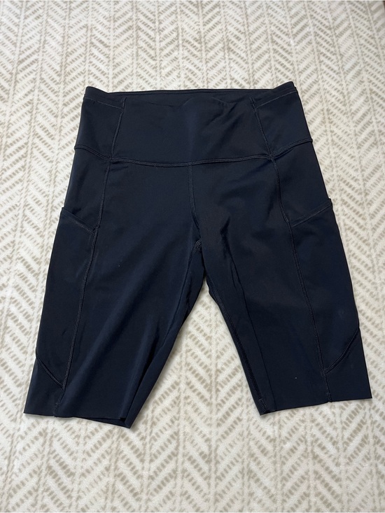 lululemon athletica Pants - lululemon athletica Black High-Rise Bike Shorts with Side Pockets 8